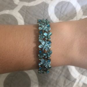 blue bracelet